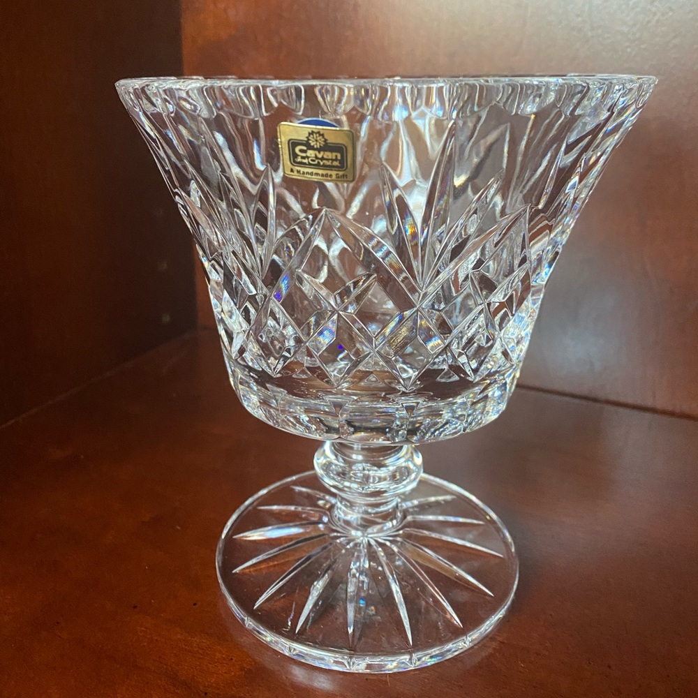 CAVAN Irish Crystal Footed Bowl